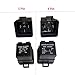 4 Pin 5 Pin 40A 12V Waterproof Car Relay Automotive Relays Normally Open DC 12V 24V 28V for Head Light Air Conditioner(4pin 12-14V 40A)