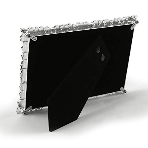 Mimosa Moments Jewel Picture Frame With Rhinestones (Silver, 4X6) #TOP5