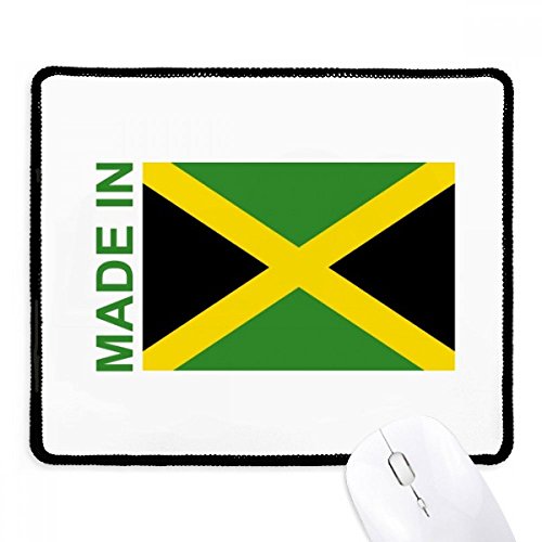 Mousepad antideslizante de Jamaica para un escritorio de oficina cómodo y negro