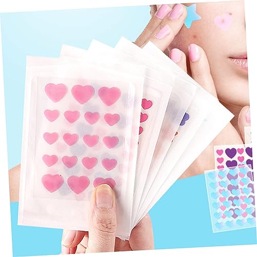 FRCOLOR Adesivo 5 Folhas De Remendo De Remendos De Toupeira Facial Remendos Removedor De Toupeira Pl
