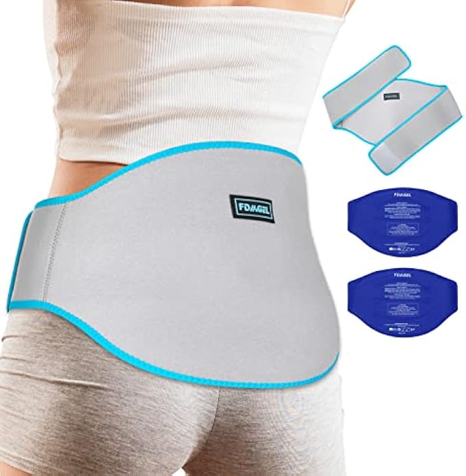 FDMGEL Gel Ice Pack for Back Pain Relief,Reusable Hot Cold Compress