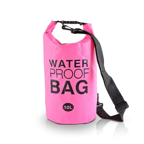 Bolsa Saco Estanque à Prova D'água 10L Alça Ajustável para Piscina Praia e Mergulho Impermeavel PVC