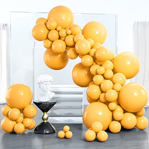 Partywoo Orange Balloons, 100 Pcs Orangey Yellow Balloons Different Sizes Pack Of 18 Inch 12 Inch 10 Inch 5 Inch Balloons For Balloon Garland Or Balloon Arch As Party Decorations, Birthday Decorations #TOP7