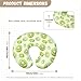 Daulesho Green Kiwi Pixel Nursing Pillow Cover Girls, Organic Fruit Baby Breastfeeding Infant Newborn Pillowcase Nursing Pillow Original Support Cover