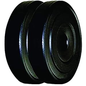 FitBox Sports Intruder 5Kg Weight Plates, 2.5kg x 2 (Black)