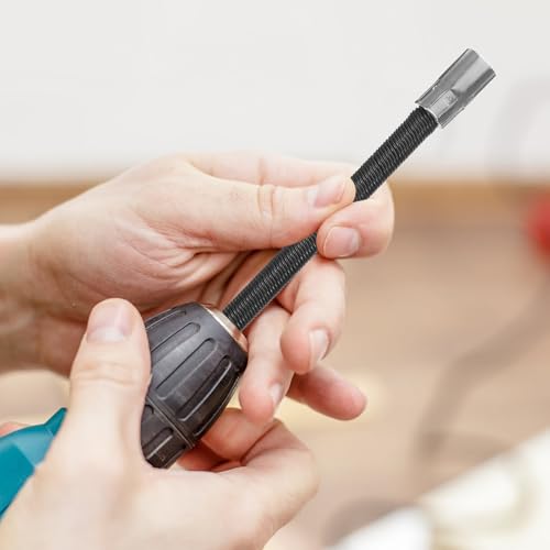 Rallonge de clé à douille flexible en acier noir robuste - 4