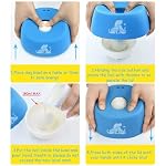 Slow Feeder Dog Bowls, Lick Sphere Puzzle Feeder for Liquid Treats, Non-Spill Puppy Lick Bowl for Bone Broth & Yogurt, Interactive Slow Eating Toy for Anxiety Relief, Boredom and Post-Op Care - Image 3