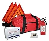 Essential All-in-One DOT OSHA ANSI Compliant Kit with Kidde 5BC Fire Extinguisher Model FA5G