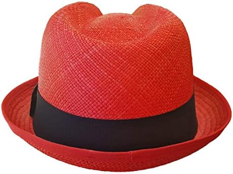 Original Panama Hat - Short Brim Fedora 