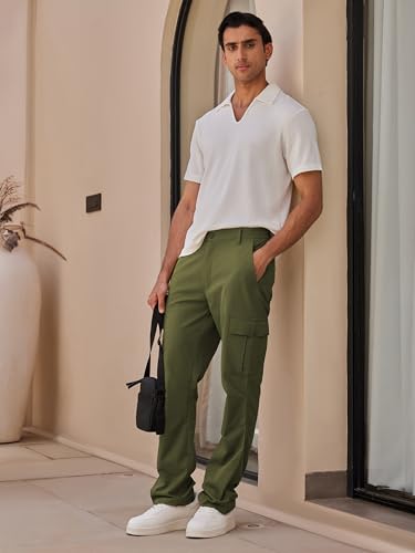 Image of Cargo Elastic Waist Band Cargo Pants for Men 5895