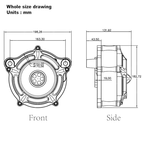 OPS Air Cleaner Filter M8 Touring