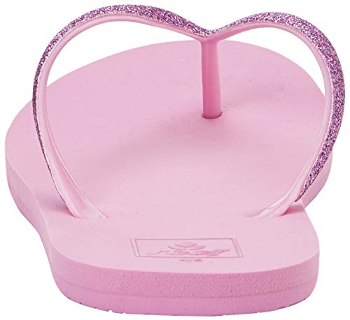 REEF Girl's LITTLE STARGAZER Sandal, lavendar, 3-4 Medium US Toddler3