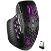 SOLAKAKA SM809 Pro MMO Gaming Mouse with 9 Side Buttons,24000 DPI RGB Mouse for Gamer,16 Programmable Macros MMO Mouse,Black