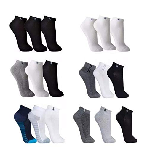 Kit 6 Pares Meias Masculina Lupo Cano Curto Sport Algodão Original 3225