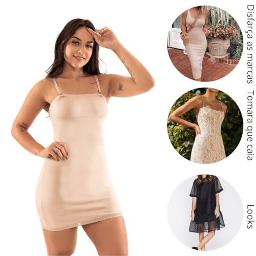 Combinete Anágua Vestido Tomara Que Caia Segunda Pele Preto M