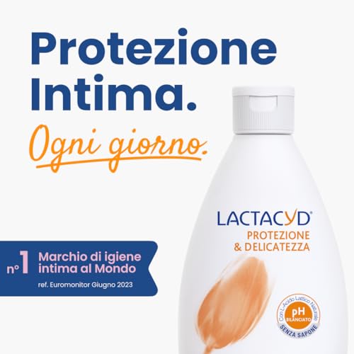 Lactacyd Ochrona i delikatność dla wszystkich rodzajów skóry, testowany dermatologicznie – 6 x 300 ml