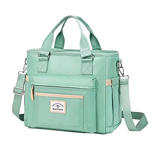 Sununion Lunch Bag For Women, Cute Insulated Lunch Bag, Large Lunch Tote For Work, Leak Proof Lunch Box For Adults, Lunch Purse, Cooler Bag With For Picnic Office(Green) #TOP5