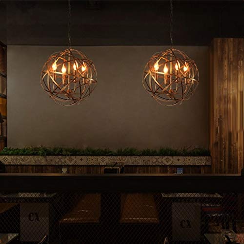 Chandelier industriel créatif et suspension design rétro - 2