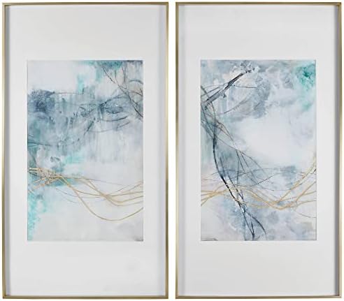 Undulating Oro 2-Piece Framed Prints