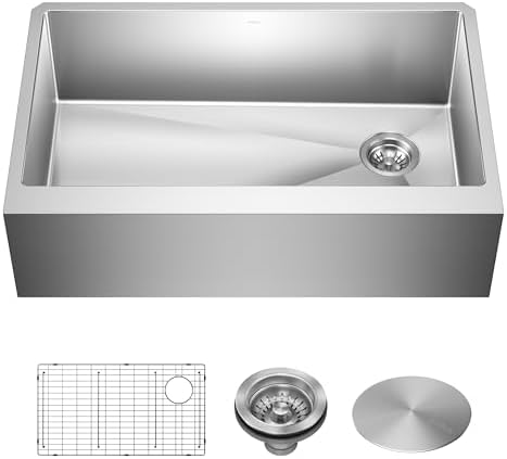 KRAUS Standart Pro 33-Inch Flat Apron F...