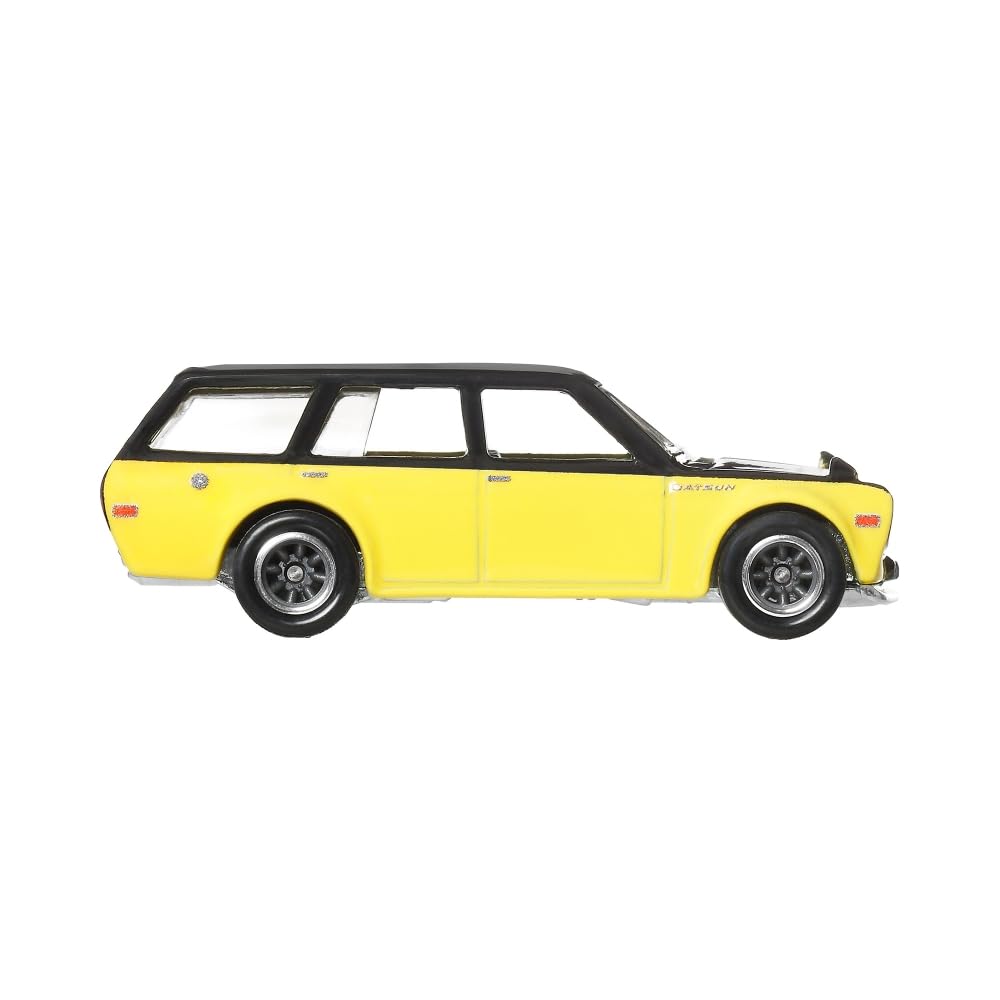 Hot Wheels 1:64 Boulevard 2025 B – Datsun 510 Wagon – Yellow Black
