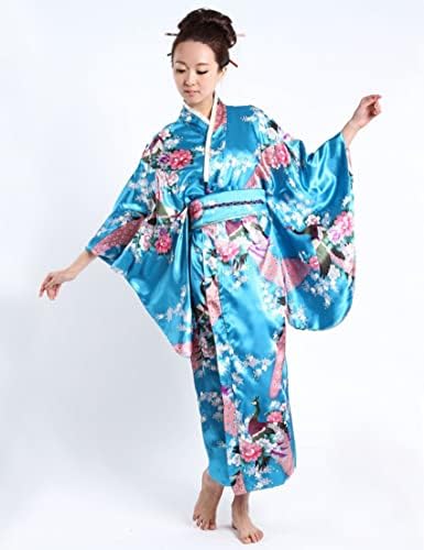 KRUIHAN Traditionele Japanse kimono voor dames, Yukata-gewaad