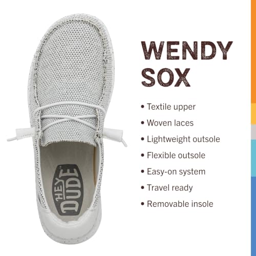Image of HEYDUDE Women's Wendy Sox Slip On Shoe | Textile Upper | Sock Like Fit