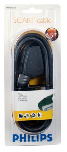 Philips SWV2540W Câble vidéoaudio SCART mâle pour SCART mâle 1.5 blindé - vue 3