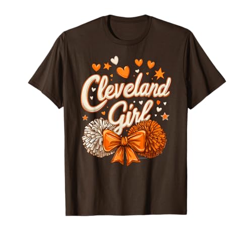 Cleveland Girl Ohio Cute Souvenir Gift for Women Teens T-Shirt
