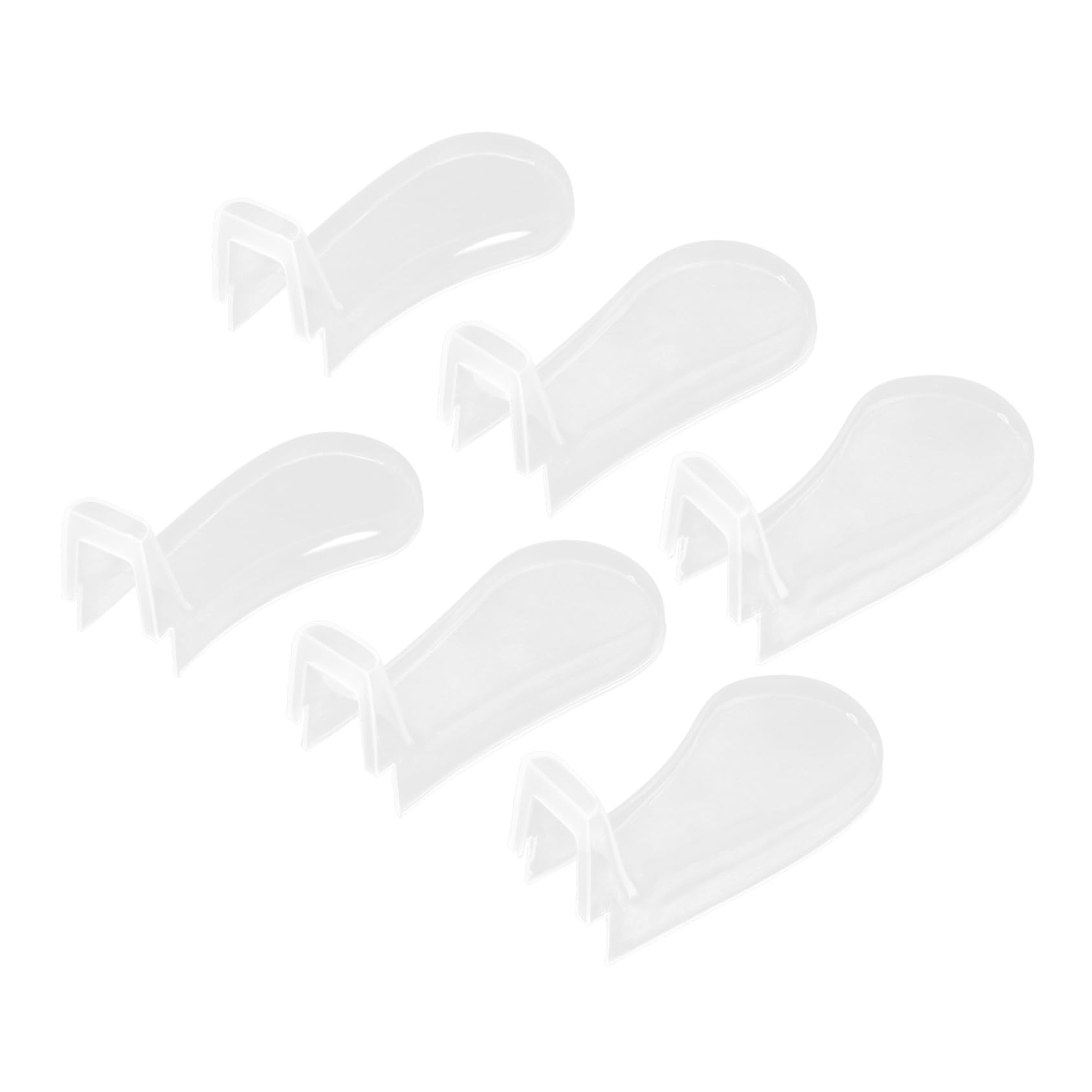 FAVOMOTO 6pcs Piano Pedal Covers Piano Pedal Cover for Upright Plastic Foot Pad Protectors