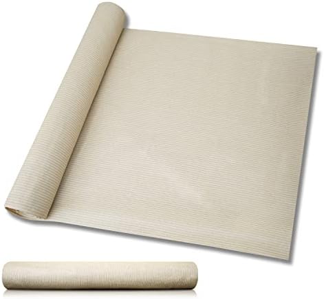 Windscreen4less Beige Sunblock Shade Cloth,95% UV Block Shade Fabric Roll 8ft x 15ft