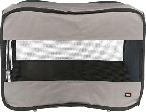 TRIXIE Hundebox Twister - Größe S: 45 x 45 x 64 cm – mit praktischere Pop-Up-Funktion für Innen & Außen, Transportbox inkl. Außen- & Tragetasche – 39692