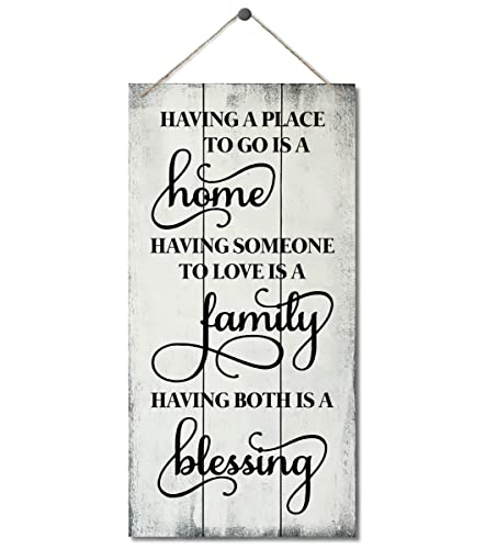 Having Somewhere to Go Decor Sign, Printed Wood Wall Art Sign, Housewarming Gifts, Funny Home Signs Decor, Hanging Wood Sign Home Decorative, Rustic Farmhouse Wood Sign Decor Wall Art 12x6 in