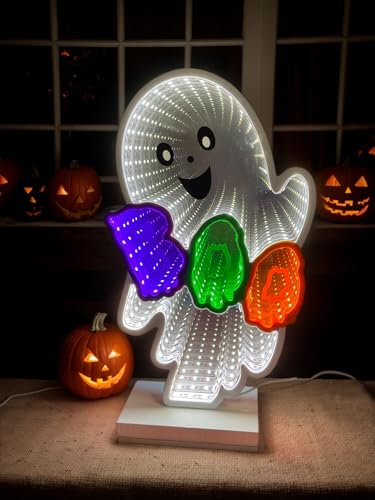 Halloween Ghost Infinity Mirror Lamp