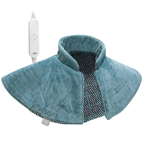 Jade Stone Heating Pad for Neck, Shoulders & Back, 22"x26