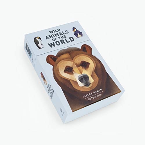 Wild Animals of the World: 50 Postcards - Image 3