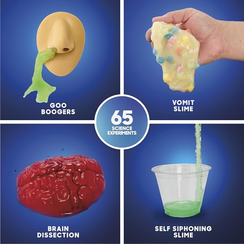 Discovery™ Big Creepy Science Lab – 65 Experiments STEM Kit for Kids| Slime, Reactions, Crystals & Gross Science| Educational Learning Project Activity Set| Chemistry & Physics Toy Gift| Ages 8+ - Thumbnail 3