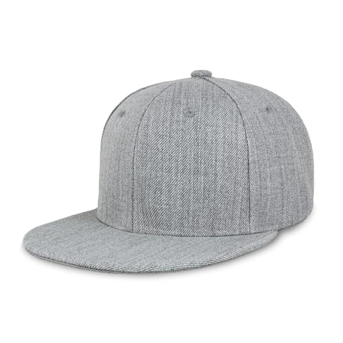 Image of CHOK.LIDS Classic Snapback Flat Bill Hat Blank Adjustable Baseball Cap