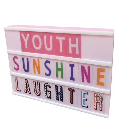 LED Light Box for Home and Office Decor | Gift for Women and Girls
