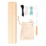 Craftelier - Lochbett für Bindung: Bastelset mit Stanze, 2 Nadeln, 3 Fäden und Geschenktüte