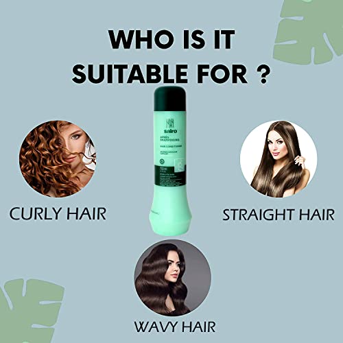 Image of Sairo Keratin Hair Shampoo [Imported fromSPAIN] + Hair conditioner [SPAIN] + Shampoo brush (3 pcs combo) Hair Growth & Hair fall control Silky, Shiny, Smooth Hair Wet Hair Massaging