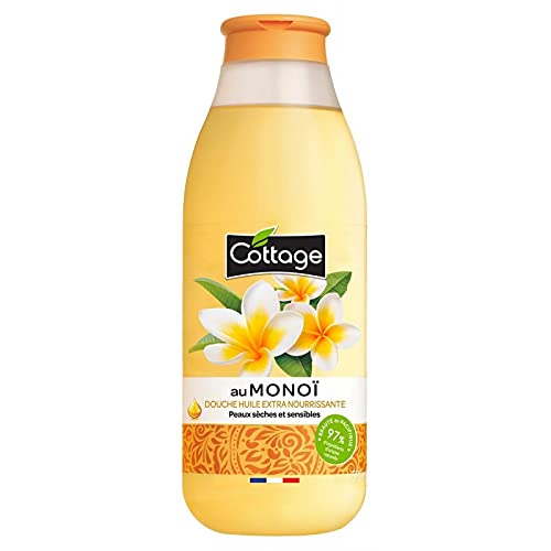 COTTAGE - Douche Huile Extra Nourrissante Au Monoï 560Ml - le Lot De 3