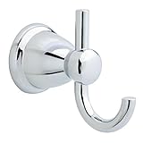 Franklin Brass Kinla (1-Pack) Towel Hooks Polished Chrome Bathroom Double J-Hooks Wall Mounted for Robes & Towels 2-Prong Hand Towel Hook Holder Kitchen, Bath, Bathroom Accessories KIN35-PC-1