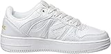 Kelme Retro Basket 17152, Zapatillas Unisex Adultos, Blanco, 36 EU