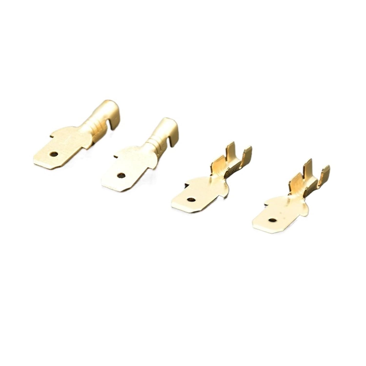 100pcs/50pcs 2.8/4.8/6.3mm Spade Crimp Terminals Electrical Insulating Sleeve Wire Connector for 22-16 AWG0.5mm2-1.5mm2(50pcs 4.8MM Insert)