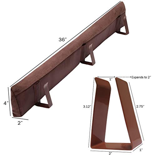 Evelots Door Draft Stopper/Noise Blocker - 2 In 1 - Strong Magnets For Metal Door, Clips For Regular Door - 36 Inches Wide - No Repositioning - No Need To Bend #TOP7