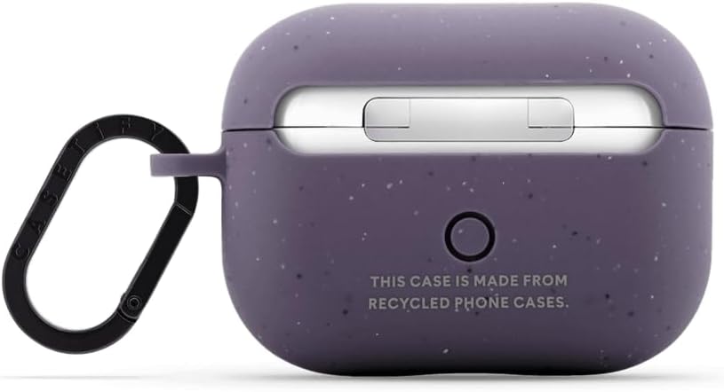 CASETiFY Bounce AirPods Pro (1st/2nd Gen) Case with Ring [Lilo & Stitch Colab] - Stitch Family - Matte Deep Purple