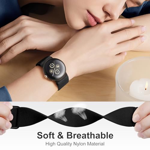 Epova 3 Pack Nylon Straps Compatible with Google Pixel Watch 4 3 2 Strap/Google Watch Strap - Image 3