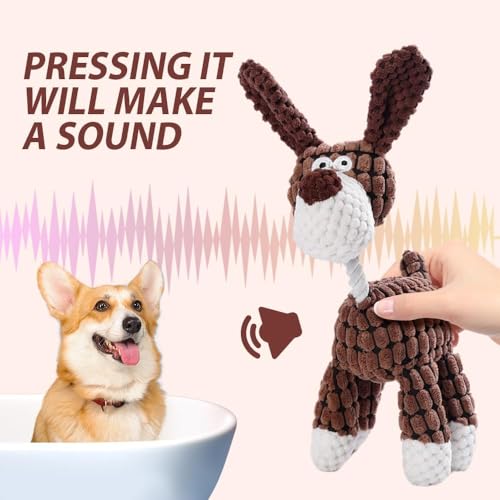 Juguete Mordible de Peluche para Perros con Diseño Animal miniatura 4