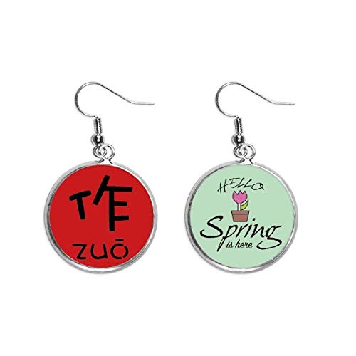 Pendientes de primavera estilo chino para lucir en eventos